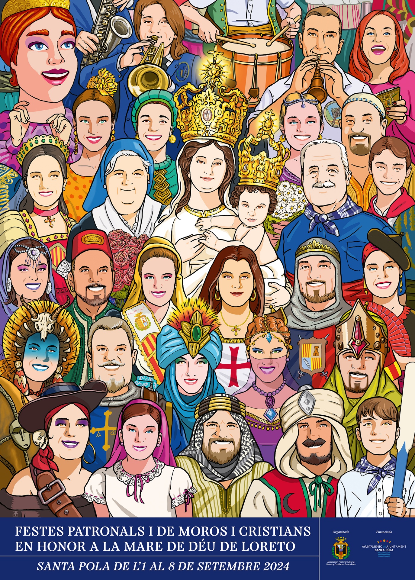 Fiestas patronales y de Moros y Cristianos en honor de la Madre de Dios de Loreto  